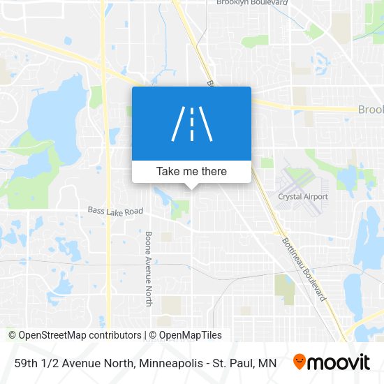 59th 1/2 Avenue North map