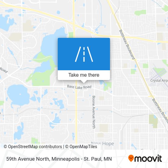 59th Avenue North map