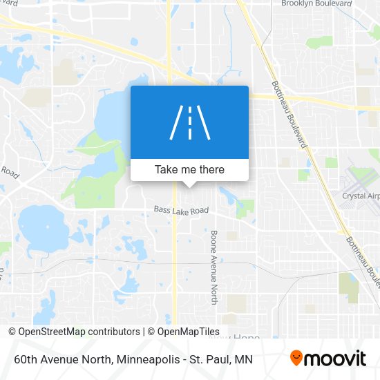 60th Avenue North map