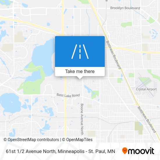 Mapa de 61st 1/2 Avenue North