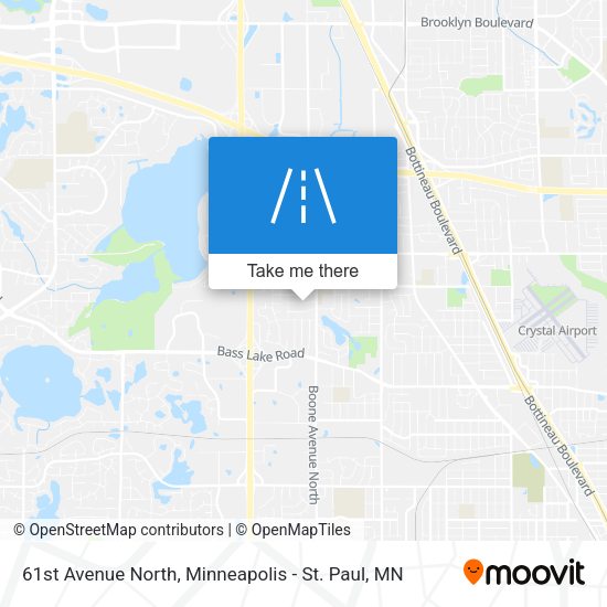 61st Avenue North map