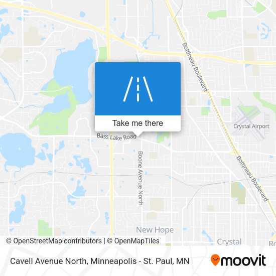 Mapa de Cavell Avenue North