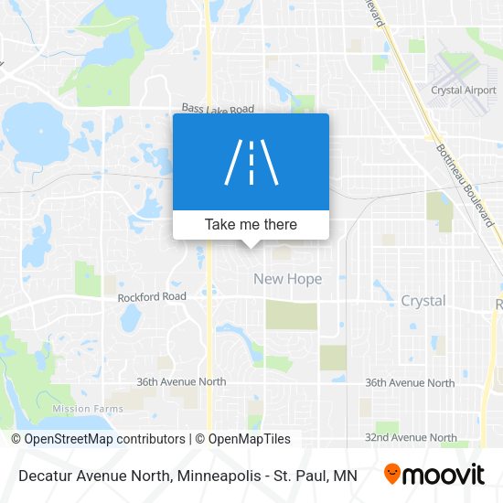 Mapa de Decatur Avenue North
