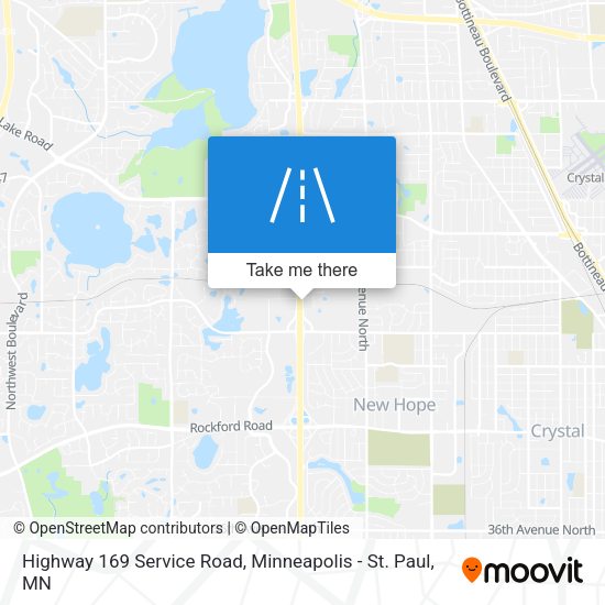 Mapa de Highway 169 Service Road