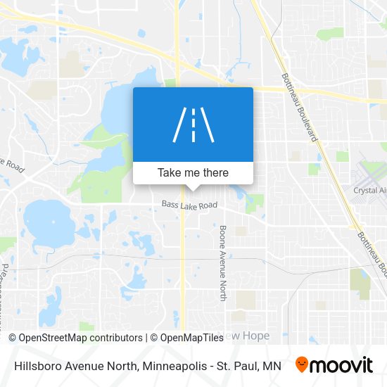 Hillsboro Avenue North map