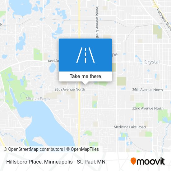 Mapa de Hillsboro Place