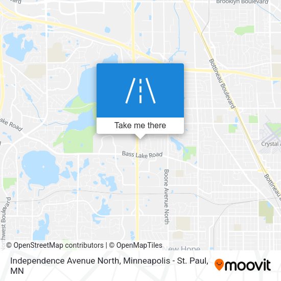 Mapa de Independence Avenue North