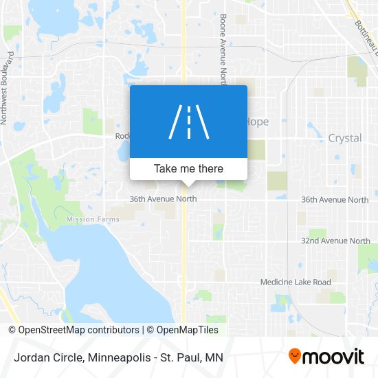 Mapa de Jordan Circle