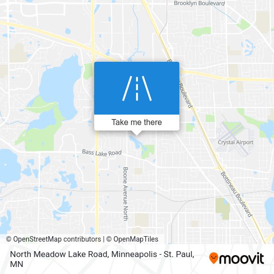 Mapa de North Meadow Lake Road