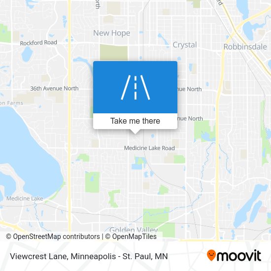 Viewcrest Lane map