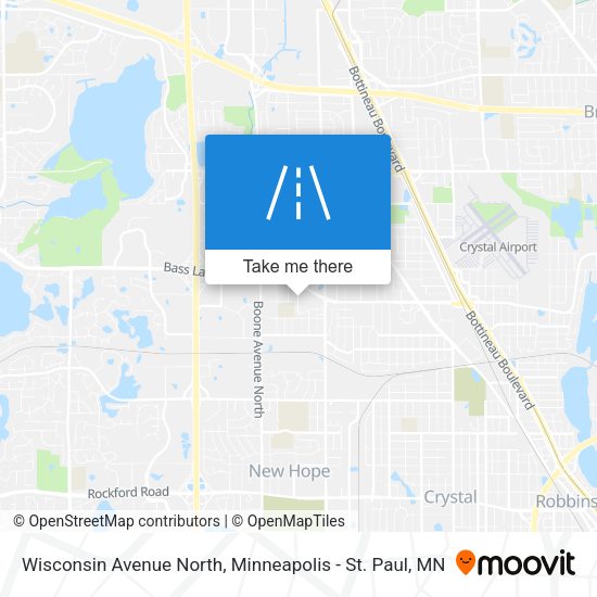 Wisconsin Avenue North map