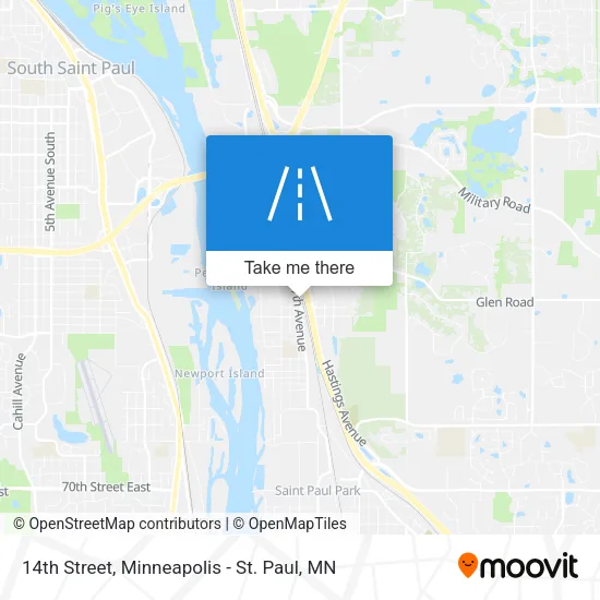 14th Street map
