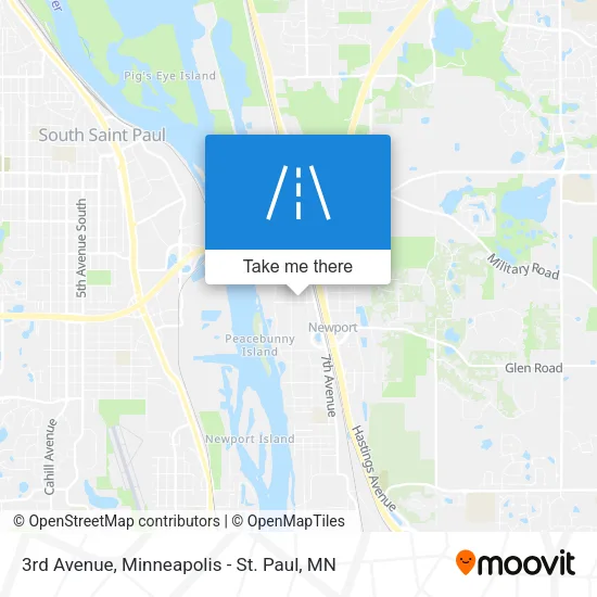 3rd Avenue map