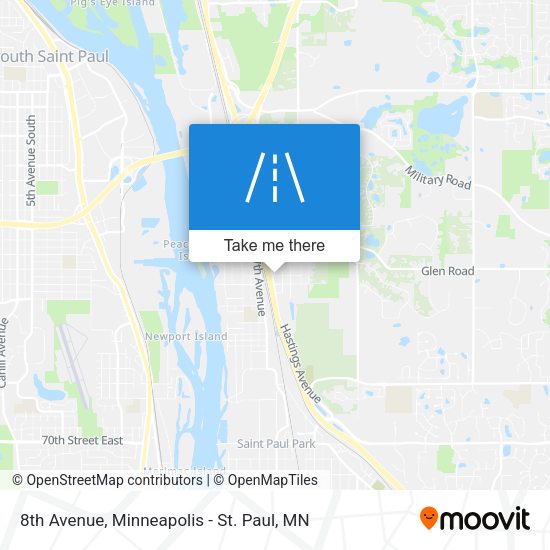 8th Avenue map