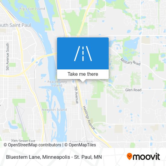 Bluestem Lane map