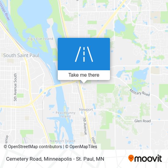 Cemetery Road map