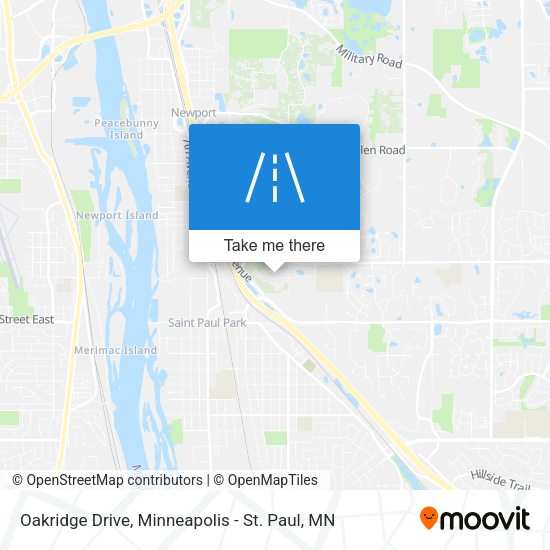 Oakridge Drive map