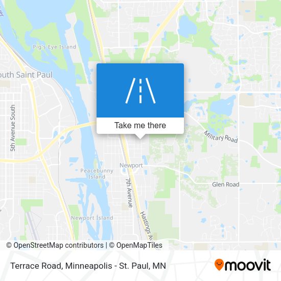 Terrace Road map