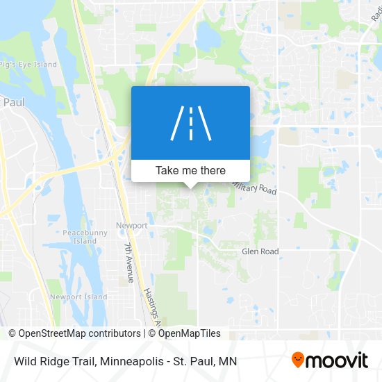 Mapa de Wild Ridge Trail