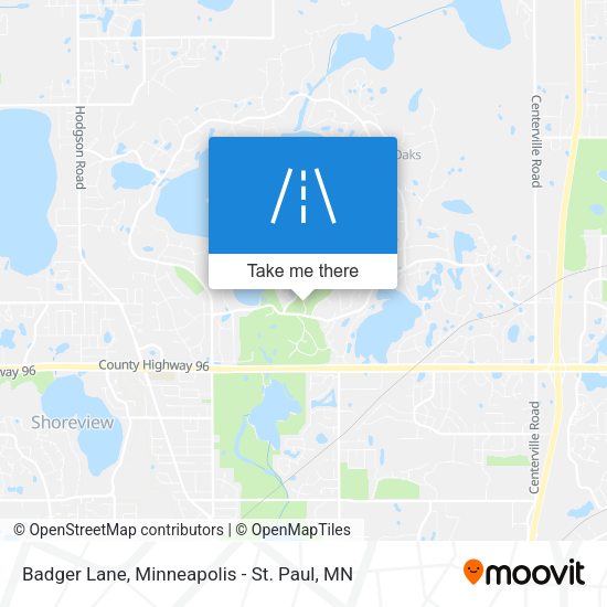 Badger Lane map