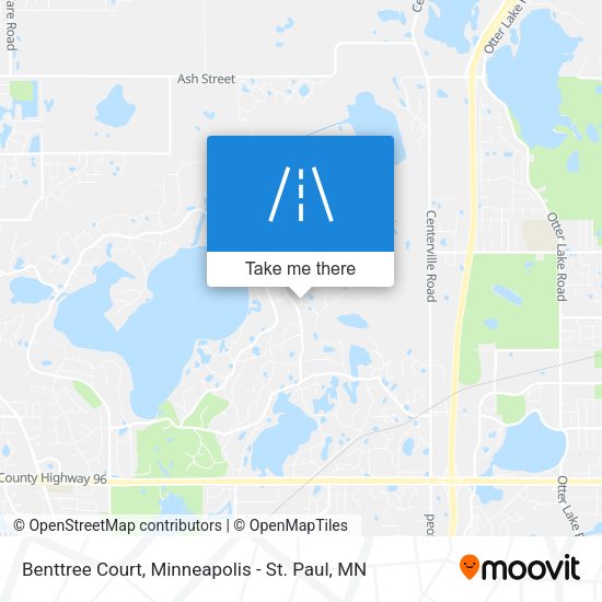 Benttree Court map