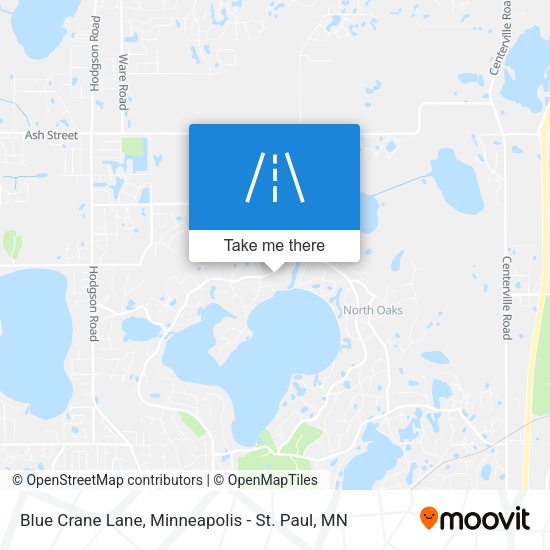 Blue Crane Lane map