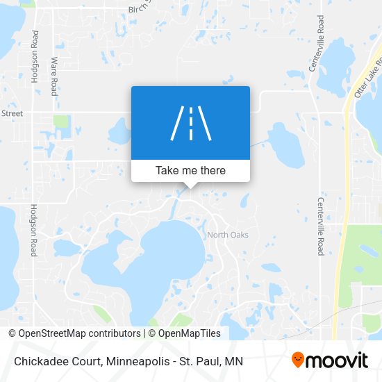 Chickadee Court map