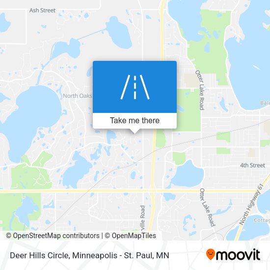 Mapa de Deer Hills Circle