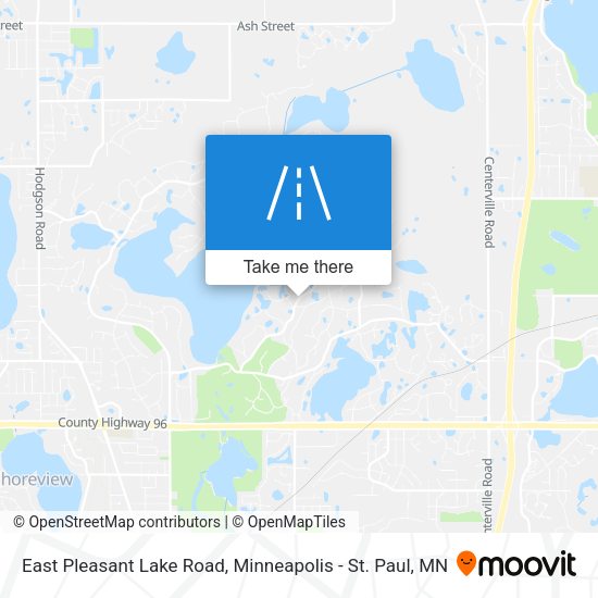 Mapa de East Pleasant Lake Road