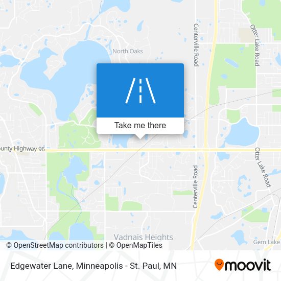 Edgewater Lane map