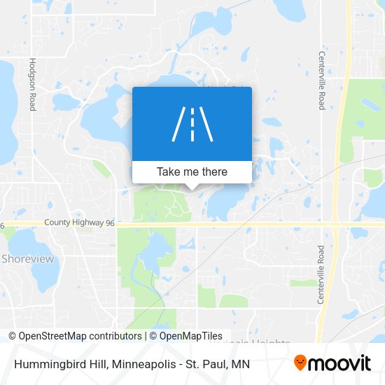 Mapa de Hummingbird Hill