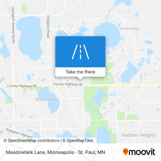 Meadowlark Lane map