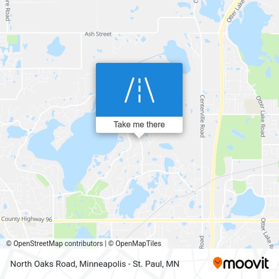 North Oaks Road map
