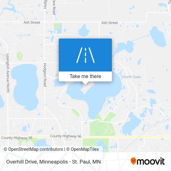 Mapa de Overhill Drive