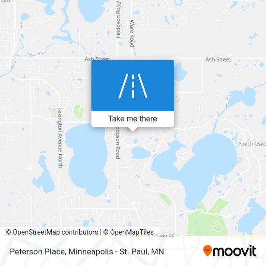 Peterson Place map