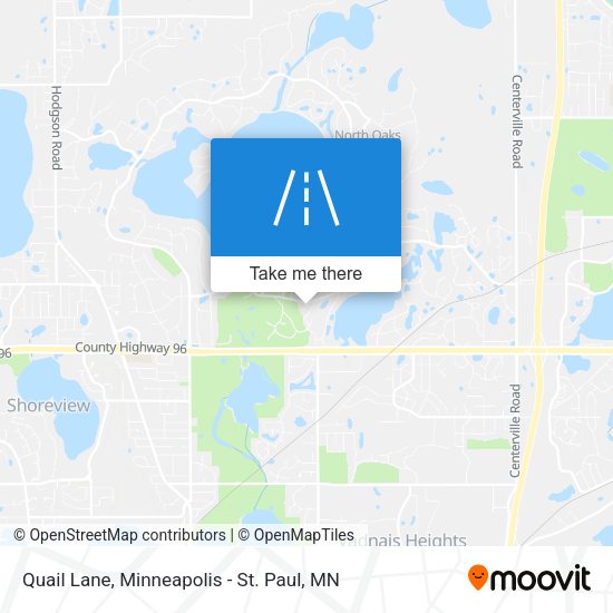 Quail Lane map