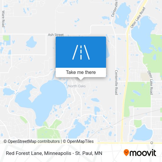 Mapa de Red Forest Lane