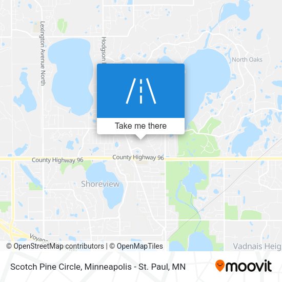 Scotch Pine Circle map