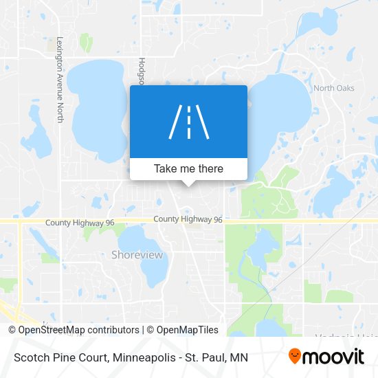 Scotch Pine Court map