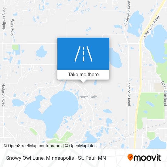 Mapa de Snowy Owl Lane