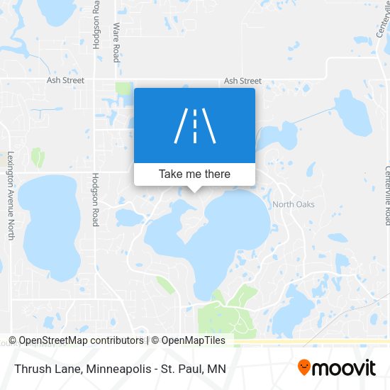 Mapa de Thrush Lane