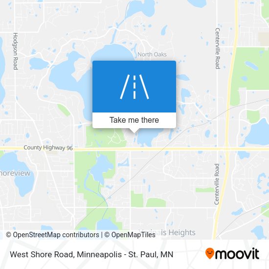 Mapa de West Shore Road