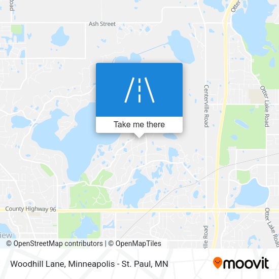 Woodhill Lane map