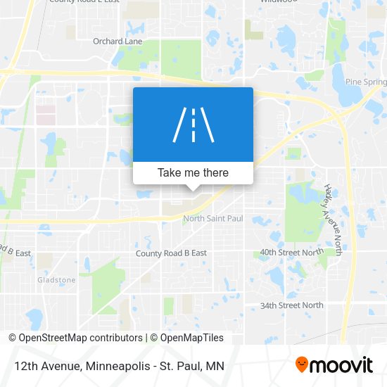Mapa de 12th Avenue