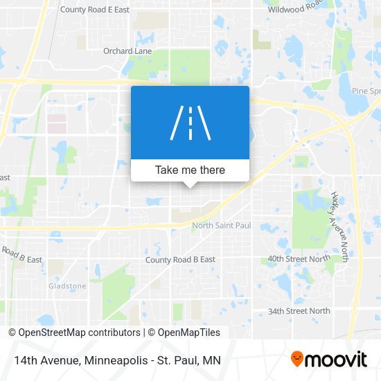 14th Avenue map