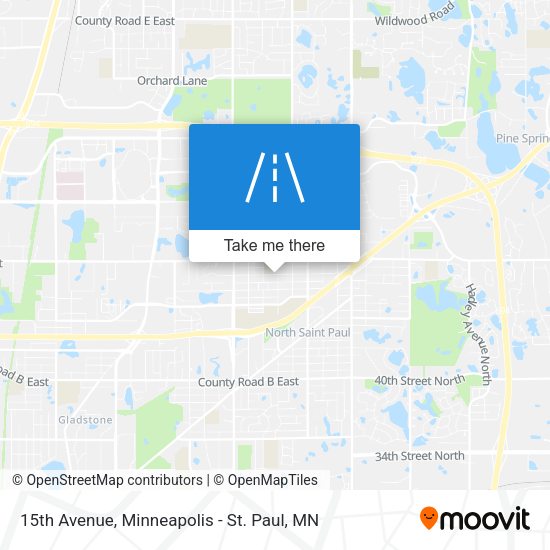 15th Avenue map