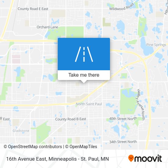16th Avenue East map
