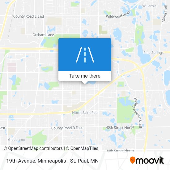 19th Avenue map