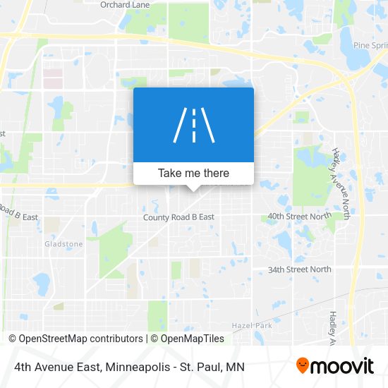 4th Avenue East map