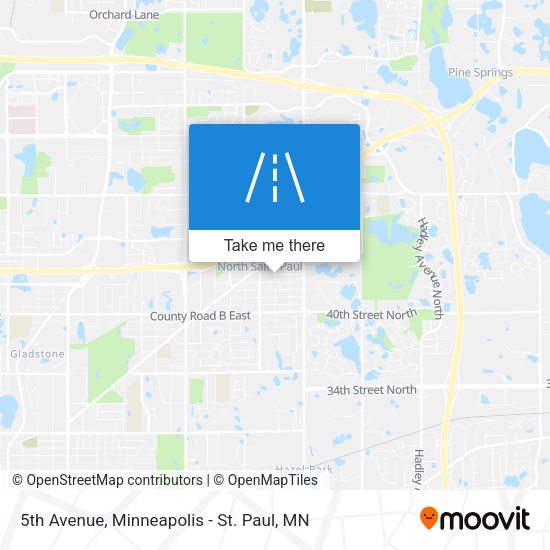 Mapa de 5th Avenue
